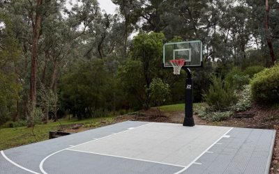 Another New Out Door Home Basketball Court In Donvale Vic Completed